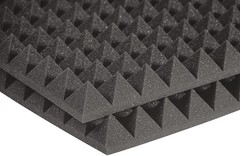 Auralex 2″ StudioFoam Pyramid 2“x2’x2″ Panels (12 pack) Charcoal 2″