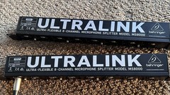 Behringer MS8000 8 CH XLR Mic Line Splitter IEM Snake Rack Live Sound Box DI LOT