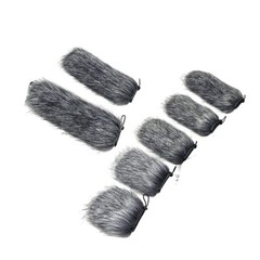 Mic Furry Windscreen Easy to Use Mic Windjammer for Interview Outdoor Use