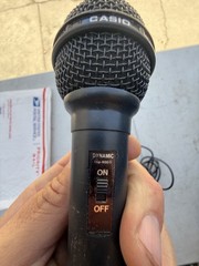 Casio Dynamic Unidirectional 600 OHM Impedance Microphone YT11