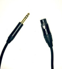 Mogami W2549 Neglex | 1 FT | Gold Female XLR to Neutrik TRS 1/4 | Custom Built