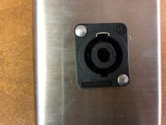 Pro Co WP1009 1NL4MP Speakon Wallplate Single Gang