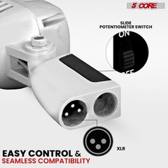 5 Core Retro Dynamic Vocal Iconic Microphone Vintage Classic Unidirectional Mic