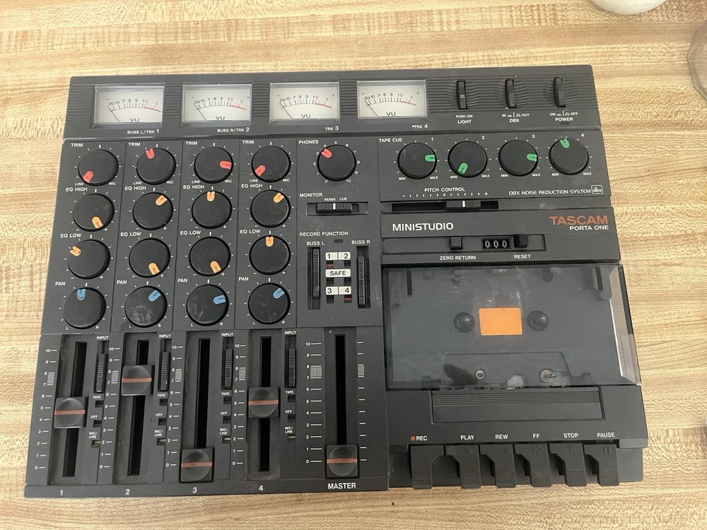 Tascam Porta One Mini Studio 4 Track Cassette Player Recorder; AS-IS