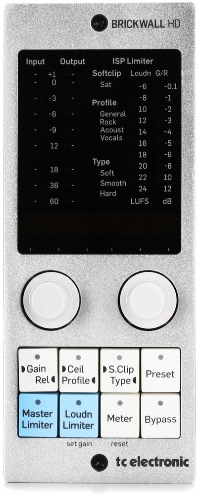 TC Electronic BRICKWALL HD-DT Mastering Brickwall Limiter Plug-in with Dedicated