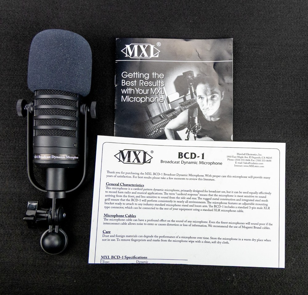 MXL BCD-1 Dynamic XLR Dynamic Microphone – Excellent Condition