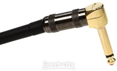 Mogami Platinum Guitar RR Right-angle Pedal Cable – 1′