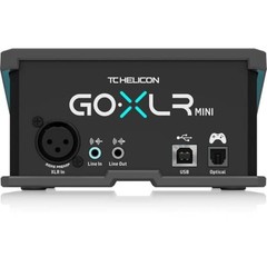 TC Helicon GO XLR MINI USB Audio Interface Mixer Midas Preamp Stream NEW