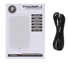 (2) Mackie Thump12 V4 12” 1400w Powered DJ PA Speakers w/Bluetooth+Stands+Cables
