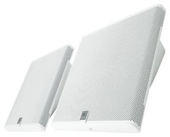 Pair JBL SLP14/T-WH Sleek Low-Profile On Wall Mount 4″ 70v Commercial Speakers
