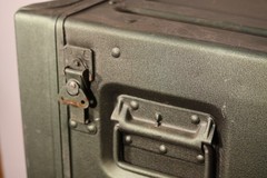 Aluminum EDAK MILEX 12U 19×19 Rack Mount Case With Accessory Door in 1 Lid