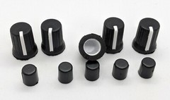 5 Black Knobs for Rane & Pioneer XDJ-RX R1 RZ AERO DJM-T1 S9 DJ Controller Parts