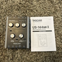 TASCAM US-144MKII USB 2.0 Audio Interface MIDI I/O, XLR, phantom