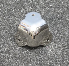 8- 3 Leg Metal Corners, Nickel, Case, Speaker Cabinet, Amp