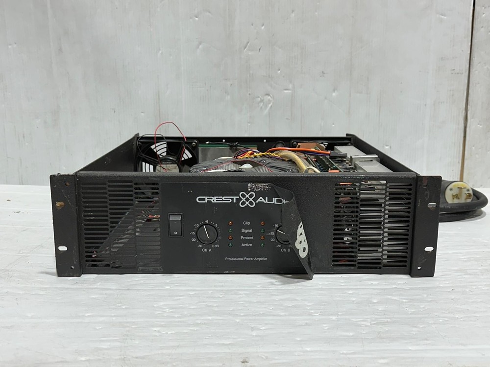 Crest Audio CA18 2CH Power Amplifier FOR PARTS #4068 (One) THS