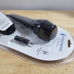 Singing Machine Wired Microphone for Karaoke, (Black) – Unidirectional Dynamic