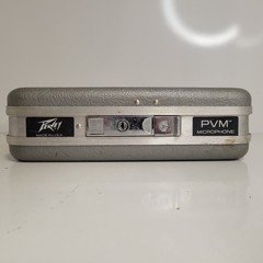 Vintage Peavey Microphone Hard Shell Protective Case Only Gray W/ Foam No Key