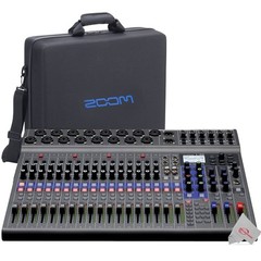 Zoom LiveTrak L-20 – 20-Input Digital Mixer Multitrack Recorder + Carrying Bag