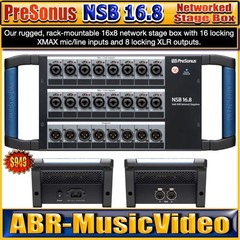 PreSonus EarMix 16M AVB Personal Monitor Mixer (1 Year Manufacture Warranty)