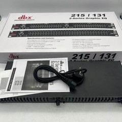 New US 215 DBX Dual Channel 15-Band Graphic Equalizer
