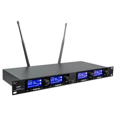 Wireless Microphone System Pro Audio UHF 4 Channel 4 Lavalier Bodypacks Headset