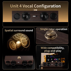 C02 Retro Multimedia Bluetooth Speaker for TV, Computer, and Mobile Devices