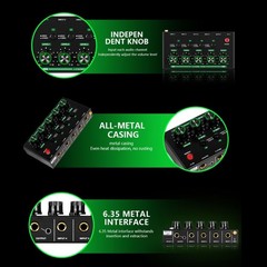 Professional 4 Channel Auditory Mixer With Adjustable Level Control For Studio