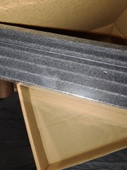 [6 PACK] Soundproofing Acoustic BEVEL Foam Tiles Wall Panels 12″ X 12″ X 0.4