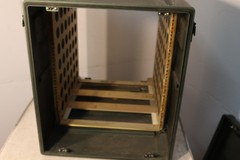 Aluminum EDAK MILEX 12U 19×19 Rack Mount Case With Accessory Door in 1 Lid