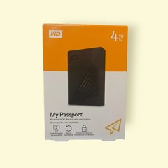 WD My Passport 4TB Portable External Hard Drive (WDBPKJ0040BBK-WESN)