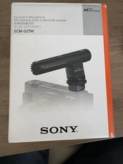 Sony ECM-GZ1M Gun / Zoom Microphone (Black)