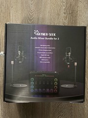 Hayner-Seek Podcast Equipment Bundle for 2 Pack Podcast Equipment, Black, Used