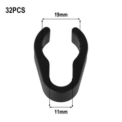 Comprehensive Package of Cable Clips for Various for stand Sizes 32 Pieces
