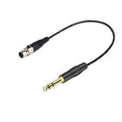 Mogami 2319 3-Pin Mini XLR Female to 1/4″ TRS Balanced Lavalier Microphone Cable