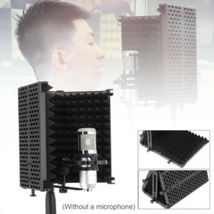 Microphone Isolation Shield Studio Mic Sound Absorbing Foam for Recording Studio