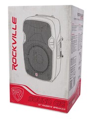 2 Rockville SPGN104 10″ Passive 800W DJ PA Speakers ABS Lightweight Cabinet 4ohm
