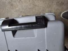Invicta Gray Hard Rolling Equipment Case w/ Wheels & Carry Handle