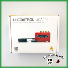 Behringer UCA222 U-CONTROL USB Audio Interface 2in 2out S/PDIF Red Bus Powered