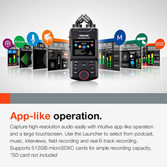Portacapture X6 32-Bit Float Portable Audio Recorder, Field Recorder for Video,