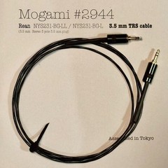 Mogami 2944 Multicolor 3.5mm TRS Stereo Interconnect Slim Flexible Custom Length