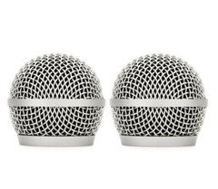 2 Pack Replacement Ball Head Mesh Microphone Grille For Shure PG28 PG58 PG48 Mic