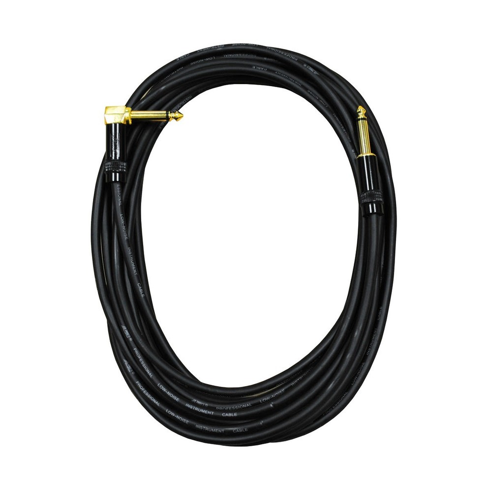 Audio2000’s E28125 25Ft 1/4″ TS Right Angle To 1/4″ TS Cable