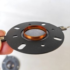 2Pcs 25.4mm 1incch Semi-transparent Diaphragm Dome Tweeter Horn voice coil-8ohm
