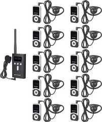 RETEKESS T130S-T131S Wireless Tour Guide Audio System 10 Receivers Church Museum
