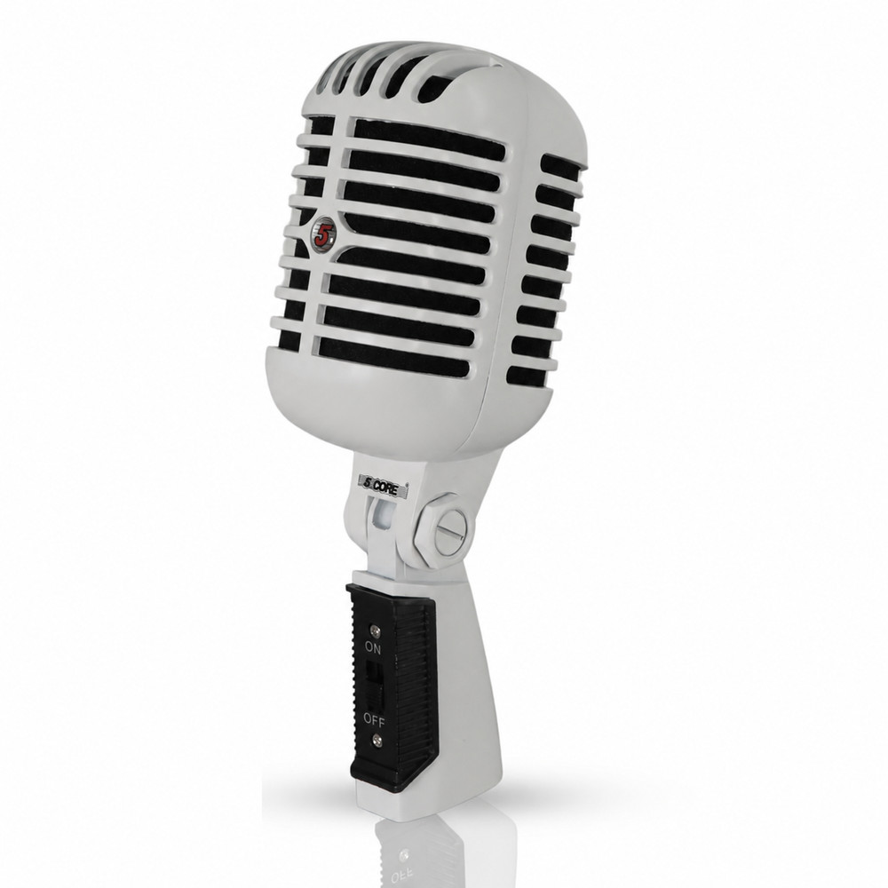 5 Core Retro Dynamic Vocal Iconic Microphone Vintage Classic Unidirectional Mic