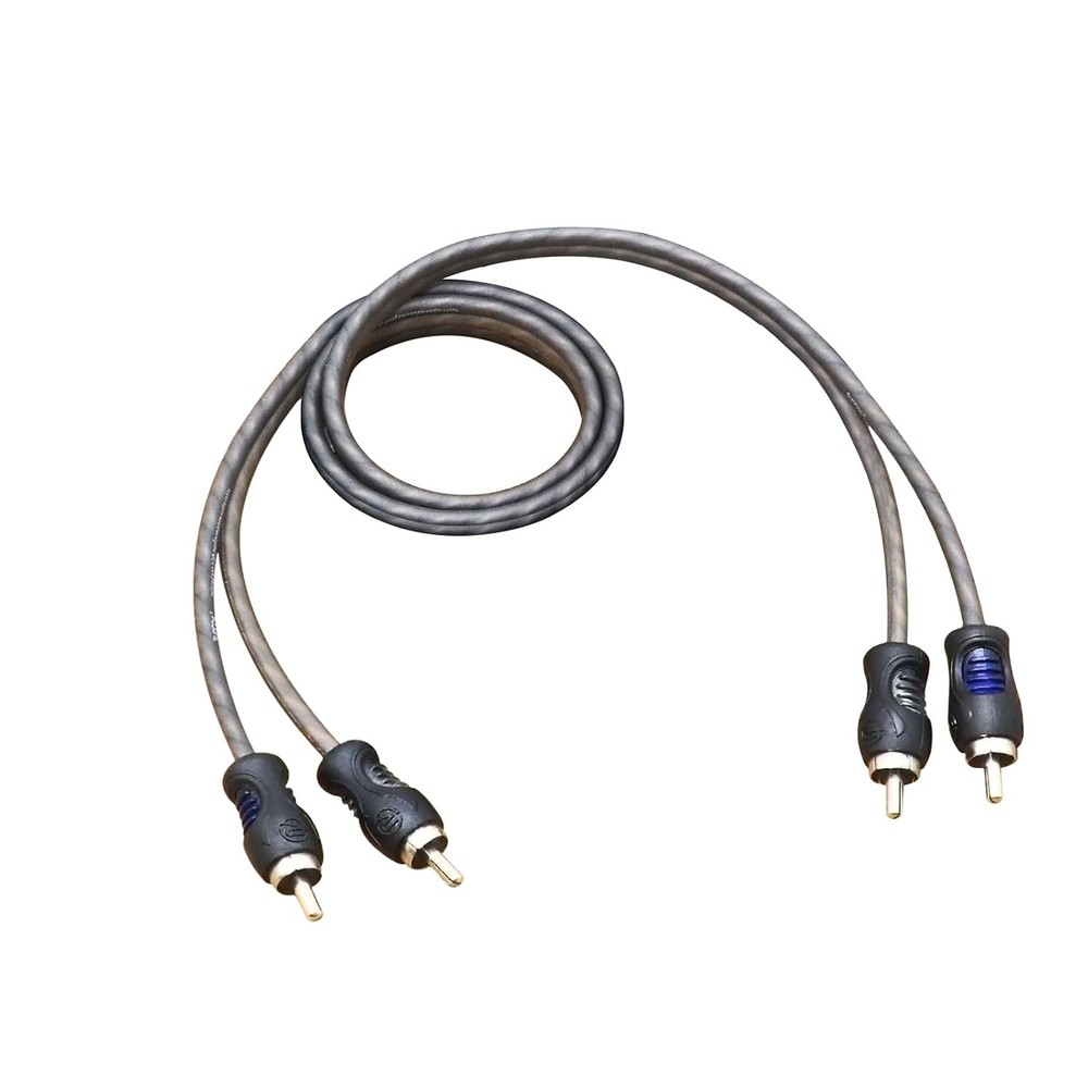 RECOIL RCI21 100% Oxygen Free Copper 1ft 2-Channel RCA Audio Cable, Twisted…