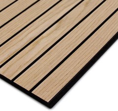 4-Piece Wood Slat Wall Panel for Interior Wall Decor Noise Cancelling 47.2″ x…