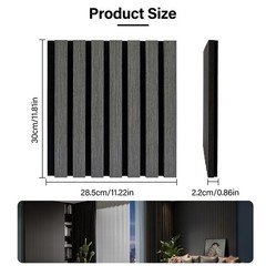 4PCS 11.8″x11.8″ (30x30cm) Acoustic Panels – Noise Reduction Wall Tiles 4 Colors