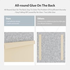 12 Pack Acoustic Panels Self Adhesive Sound Proof Square 12pcs Silver/Gray