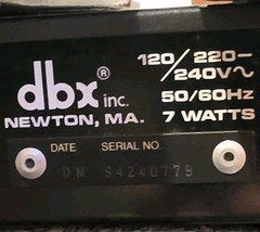 DBX Recording Technology Series Model 224 Type II Tape Noise Reduction System 